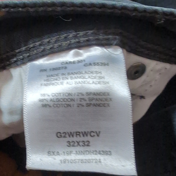 Wrangler Slim Straight Jeans Acid Wash 32X32 - Picture 10 of 10